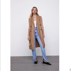 Zara Faux Leather Vest